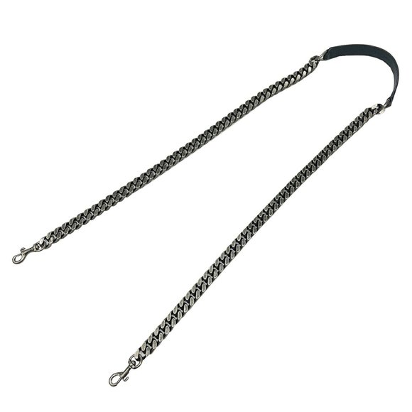 SAINT LAURENT Saint Laurent Monogram College Chain Shoulder Bag 2way Silver M... - Picture 13 of 13